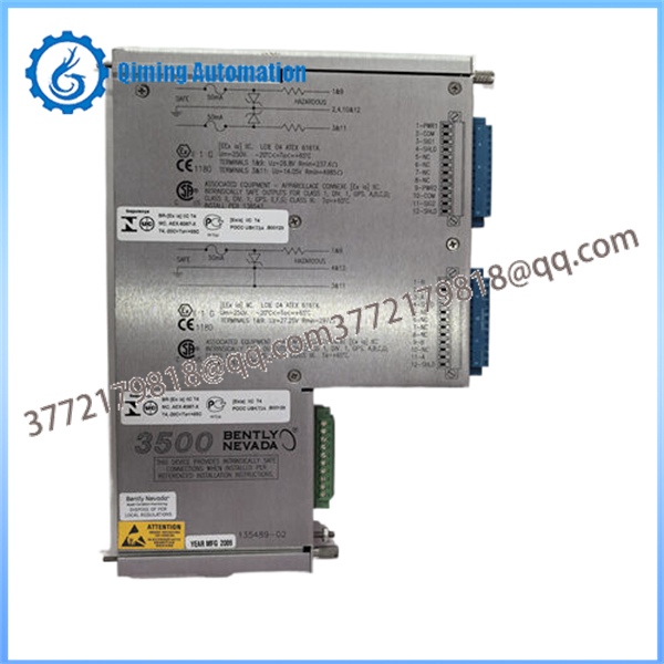 BENTLY 135489-02 |Bentley 3500/42M with internal safety barrier I/O module
